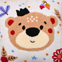 Forest Friends Embroidered Cushion Cover Set Of 2 40x40cm 2