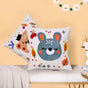 Forest Friends Embroidered Cushion Cover Set Of 2 40x40cm 3