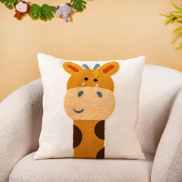 Savanna Stories Embroidered Cushion Cover Set Of 2 40x40cm