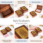 King And Queen Card Holder Set Of 2 With Playing Cards
