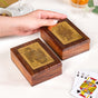 King And Queen Card Holder Set Of 2 With Playing Cards