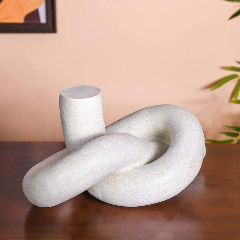 Artistic Twisted Knot Sculpture Showpiece