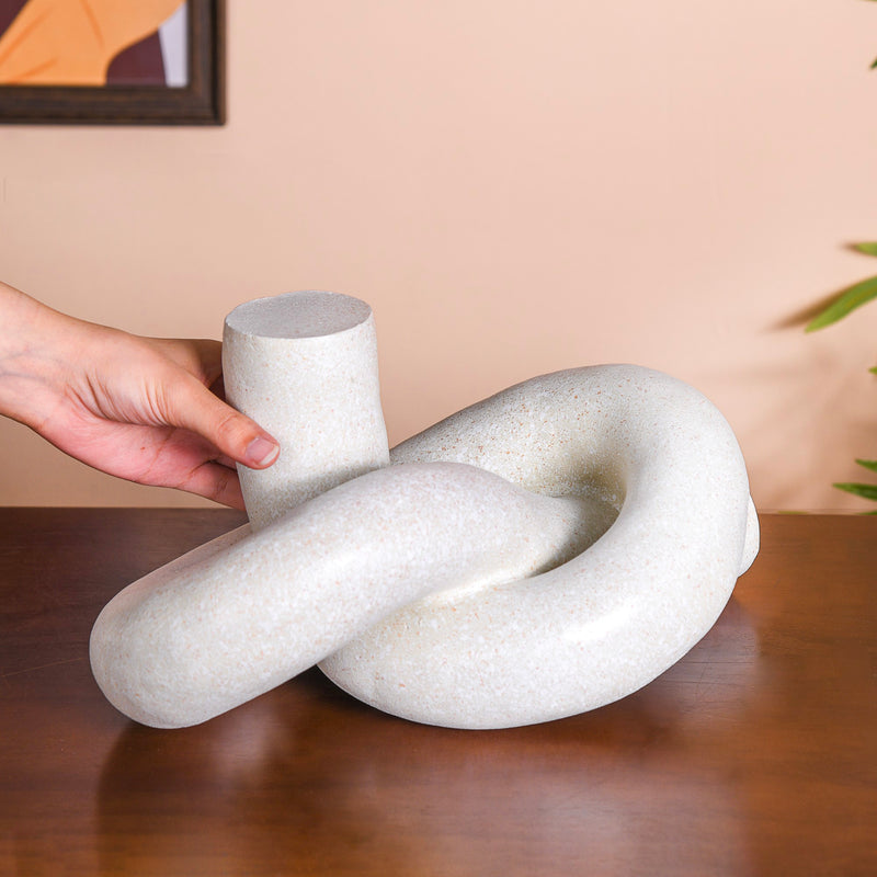 Artistic Twisted Knot Sculpture Showpiece