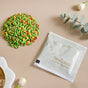 Kundan Stonework Lotus Rakhi Hamper For Couple