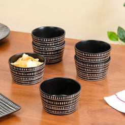 Kuro Snack Bowl Set Of 6 400ml