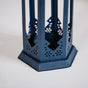 Steel Blue Moroccan Candle Holder Lantern Set Of 2