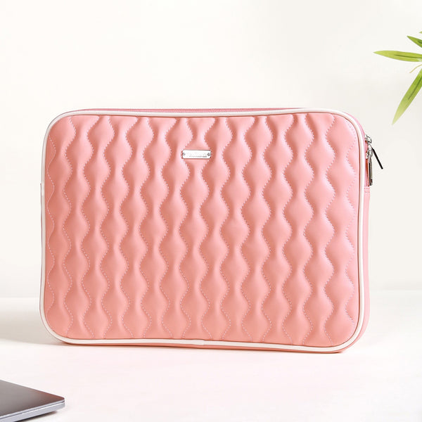 Minimalist Cute Laptop Covers Multi-Use Laptop Sleeve Pink