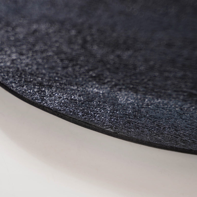 Large Natural Mango Wood Platter Black -Serving platter, black platter, wooden platter, snacks serving platter, platter for snacks