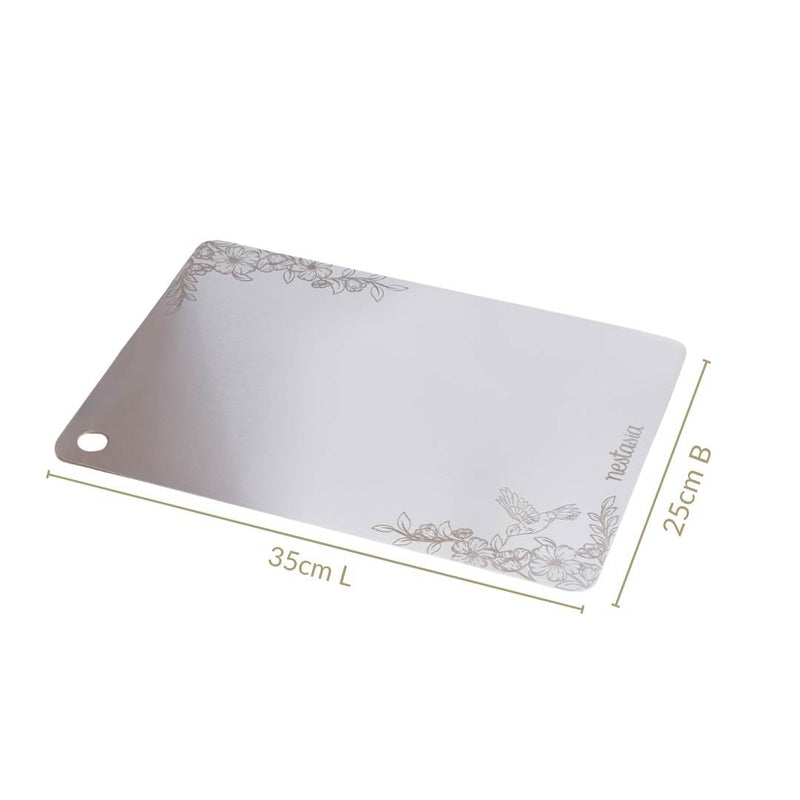 Laser Etched Stainless Steel Chopping Board 35x25cm