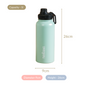 Vacuum Insulated Stainless Steel Water Bottle 1L Mint - Water bottle, stainless steel water bottle, insulated water bottle, sipper water bottle