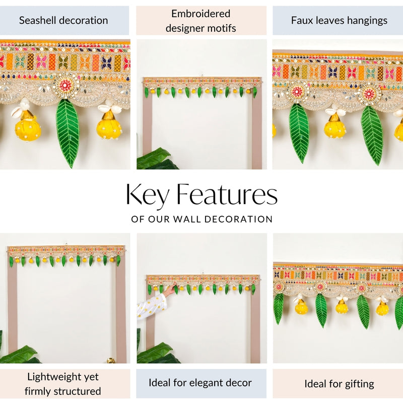 Lemon Lucky Charm Toran With Leaves