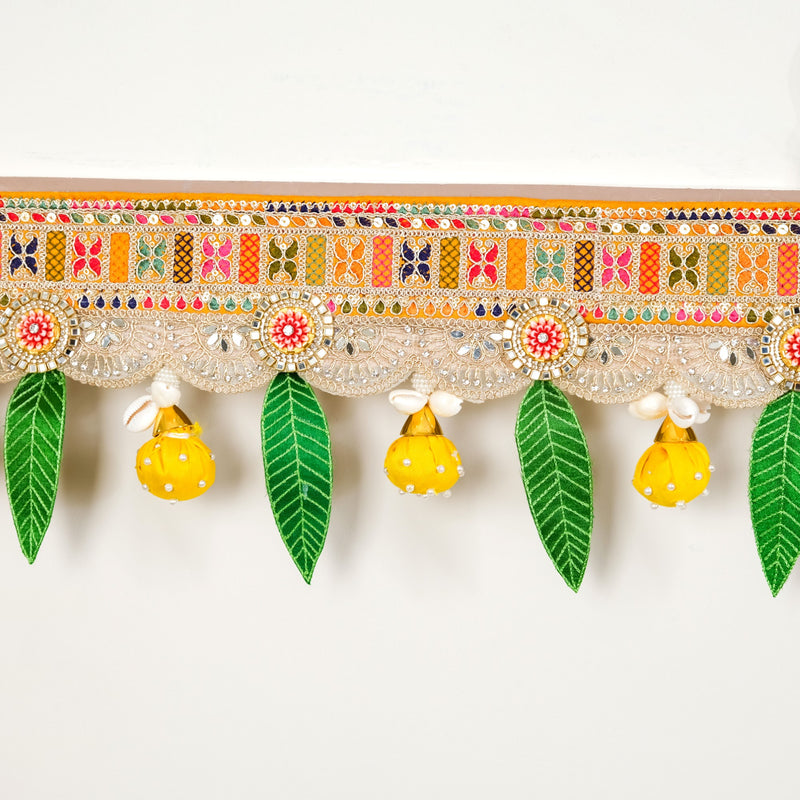 Lemon Lucky Charm Toran With Leaves