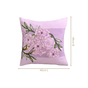 Lilac Meadow Embroidered Cushion Cover 40x40cm
