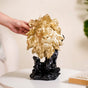 Regal Lion Decor Showpiece Gold