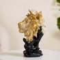 Regal Lion Decor Showpiece Gold