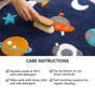 Little Astronaut Tufted Kids Space Rug 100cm