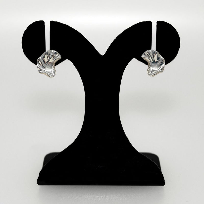 Little Miss Ginkgo Earrings Silver