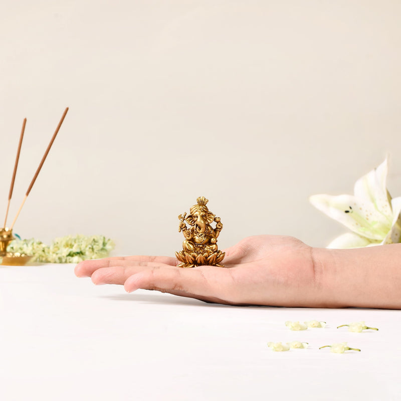 Lord Ganpati Brass Idol