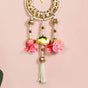 Lotus Charm Wall Hanging Set Of 2 In Yellow