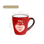 Love Note XO Ceramic Mug Set Of 4 210ml