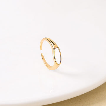 Lunar Glow Gold Ring