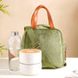 Thermal Insulated Travel Lunch Bag Green