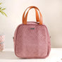 Designer Thermal Insulated Lunch Bag Pink