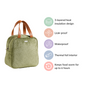 Thermal Insulated Travel Lunch Bag Green