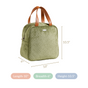 Thermal Insulated Travel Lunch Bag Green