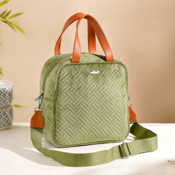 Thermal Insulated Travel Lunch Bag Green