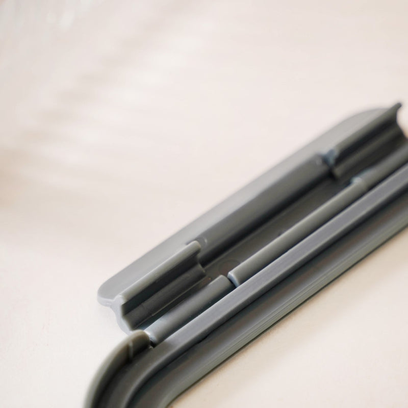 Rectangle Glass Lock Box Set Of 2 Fluted 640ml