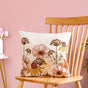 Luxe Botanical Cotton Slub Cushion Cover
