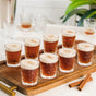 Luxe Embossed Shot Glass Set Of 12 55ml