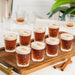 Luxe Embossed Shot Glass Set Of 12 55ml