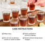 Luxe Embossed Shot Glass Set Of 12 55ml