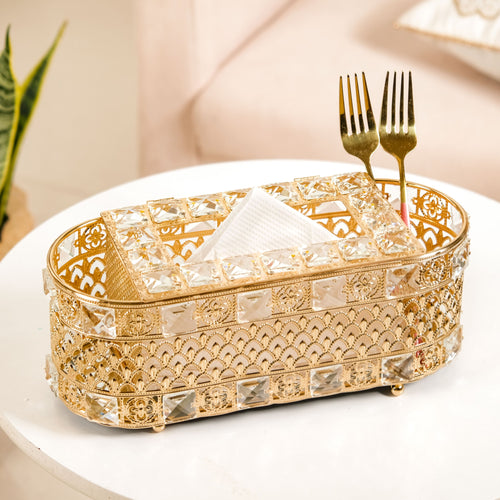 Luxe Gold Tissue Box