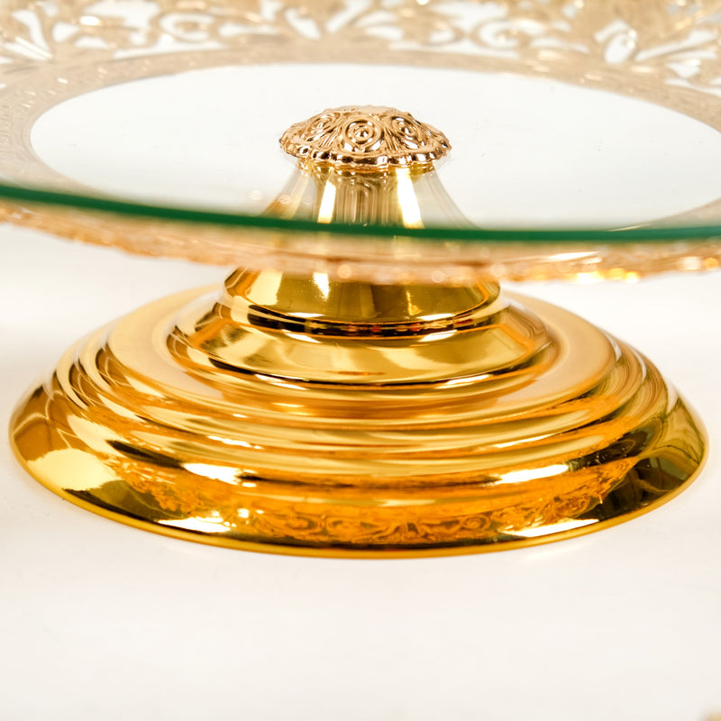 Luxe Pedestal Serving Tray Riser