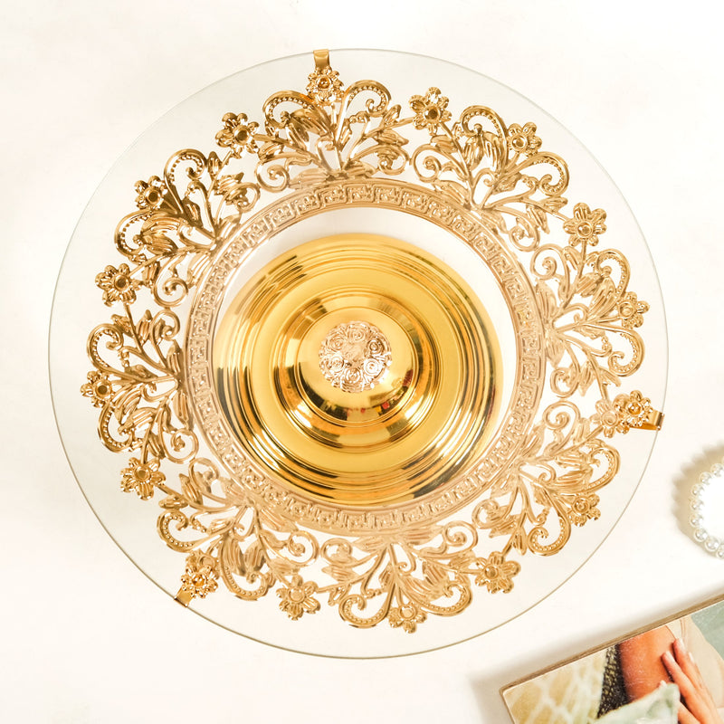 Luxe Pedestal Serving Tray Riser