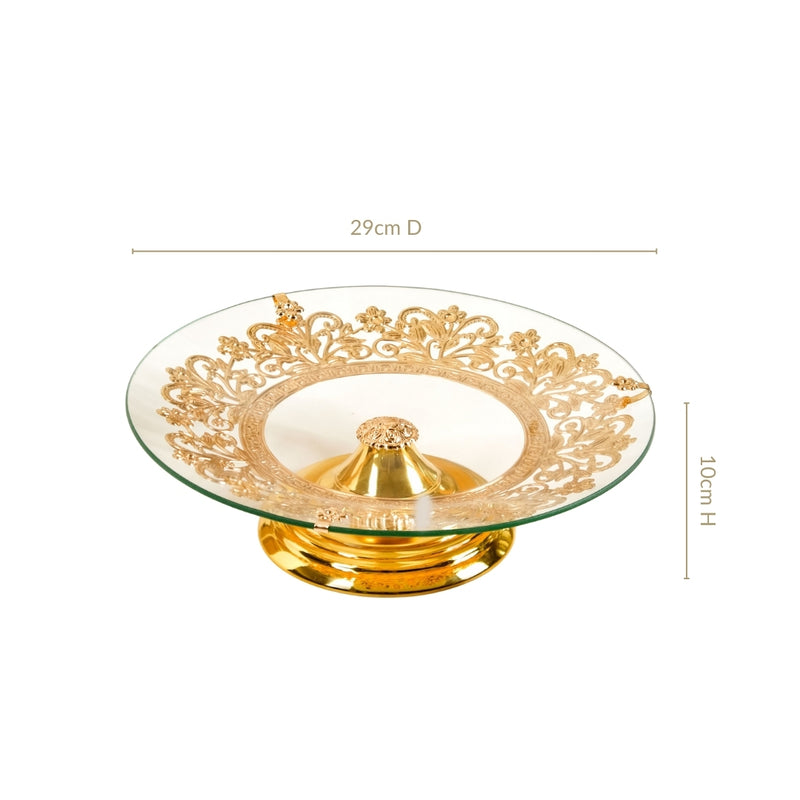 Luxe Pedestal Serving Tray Riser