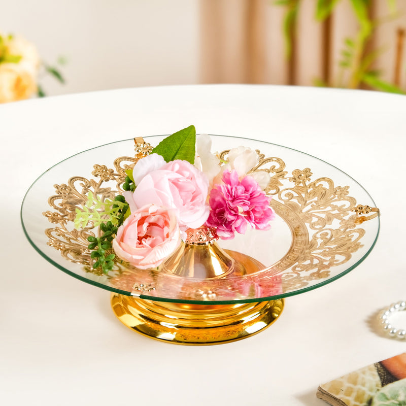Luxe Pedestal Serving Tray Riser