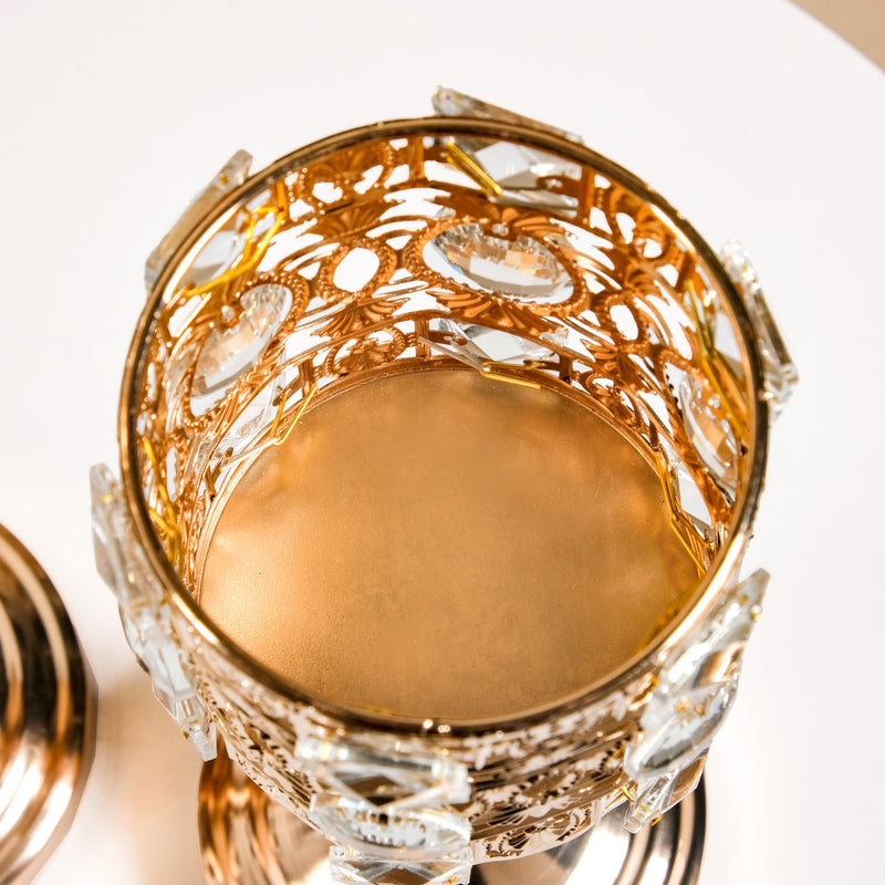 Luxe Vintage Candle Holder Set Of 2