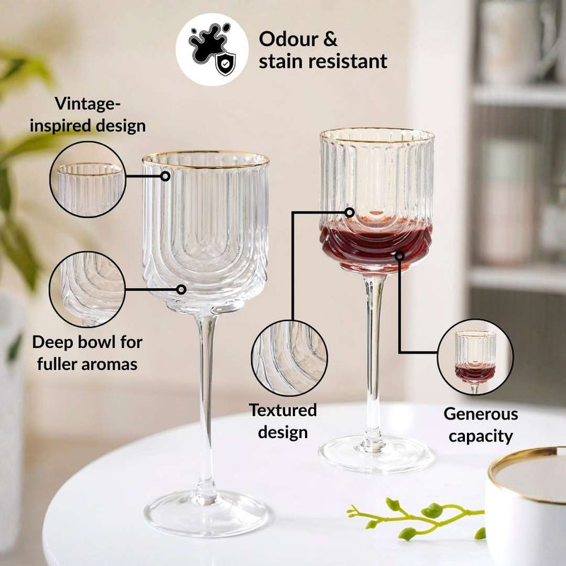Luxe Wine Glass Set Of 2 330ml