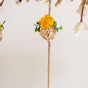 Luxurious Gold Iron Backdrop Frame With Flower Decor