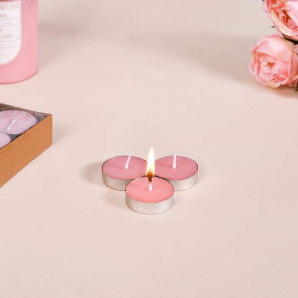 Tealight Candles For Home Decor Pink Set Of 50