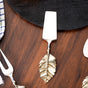 Leaf Design Premium Cheese Knife Set Of 3