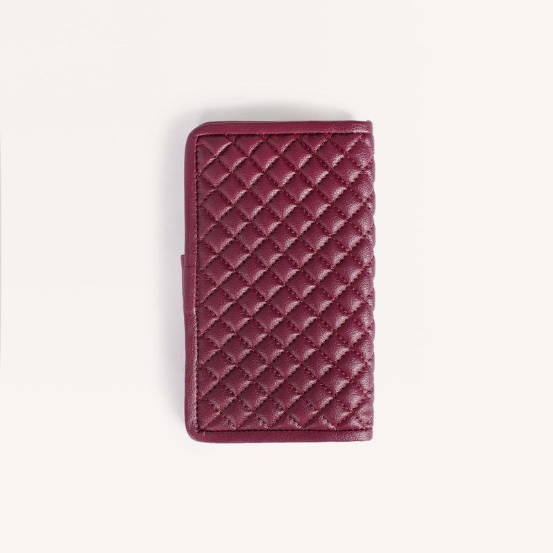 Maroon Travel Passport Wallet
