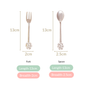 Dessert Delights Floral Cutlery Set Of 6