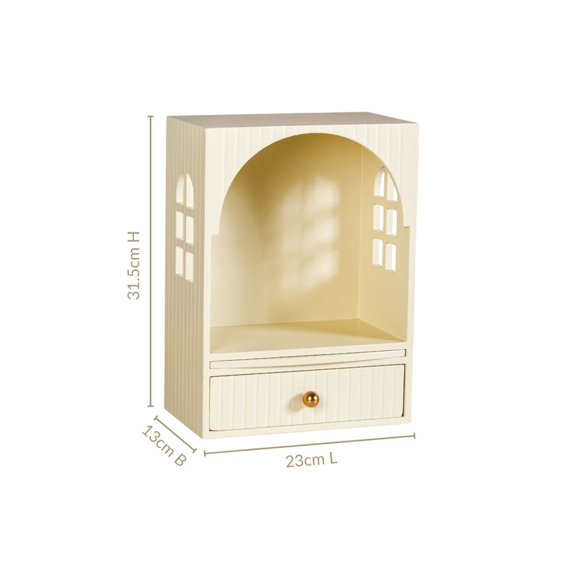 Mahima Pooja Mandir For Home And Office White 23 x 13 x 31cm