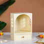 Mahima Pooja Mandir For Home And Office White 23 x 13 x 31cm