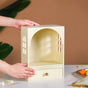 Mahima Pooja Mandir For Home And Office White 23 x 13 x 31cm